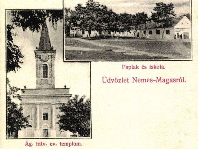 Kemenesmagasi, Mehrbildkarte