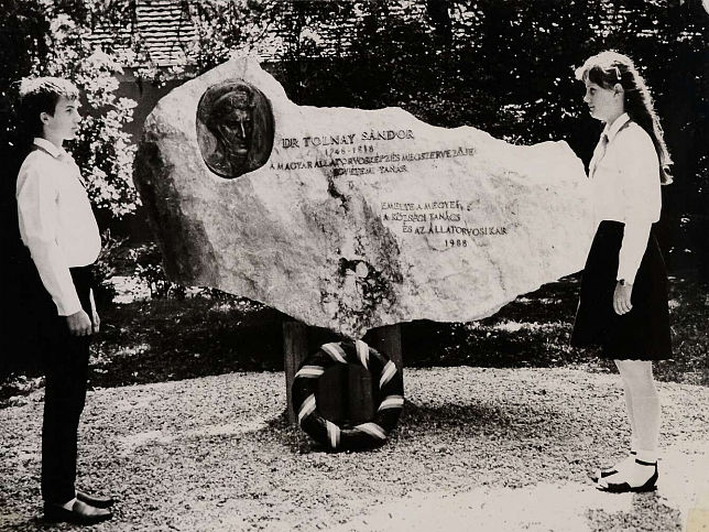 Luk�csh�za, Denkmal Tolnay S�ndor