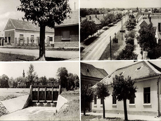 Megyeh�d, Mehrbildkarte