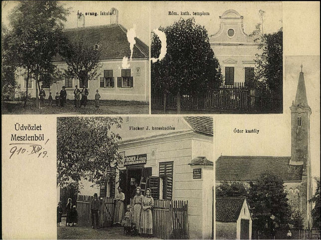 Meszlen, Mehrbildkarte