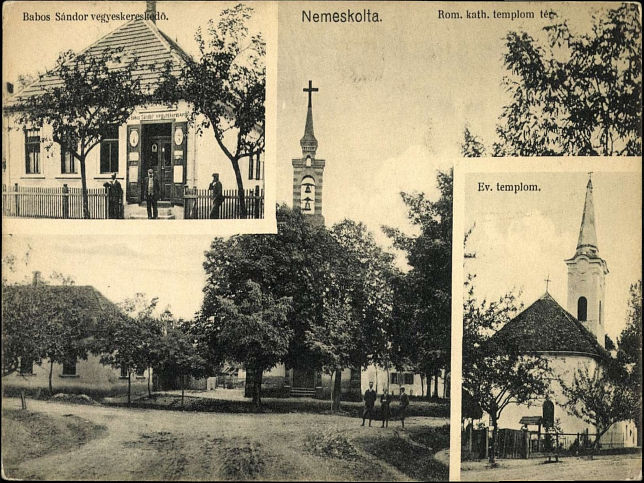 Nemeskolta, Mehrbildkarte
