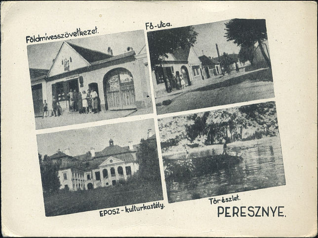 Peresznye, Mehrbildkarte