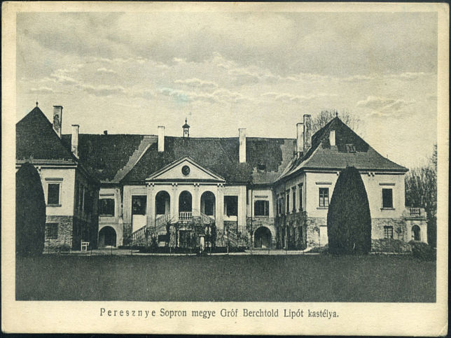 Peresznye, Szchenyi-Schloss