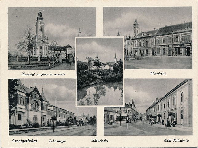 Szentgotthrd, Mehrbildkarte