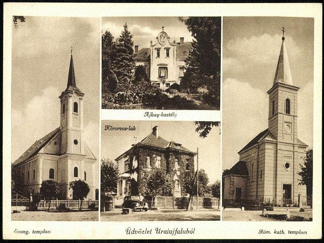 Uraijfalu, Mehrbildkarte