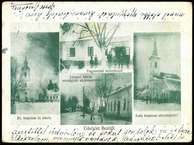Uraijfalu, Mehrbildkarte