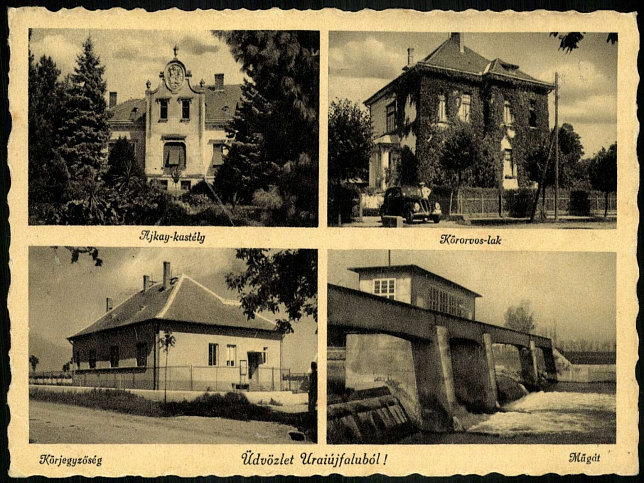 Uraijfalu, Mehrbildkarte