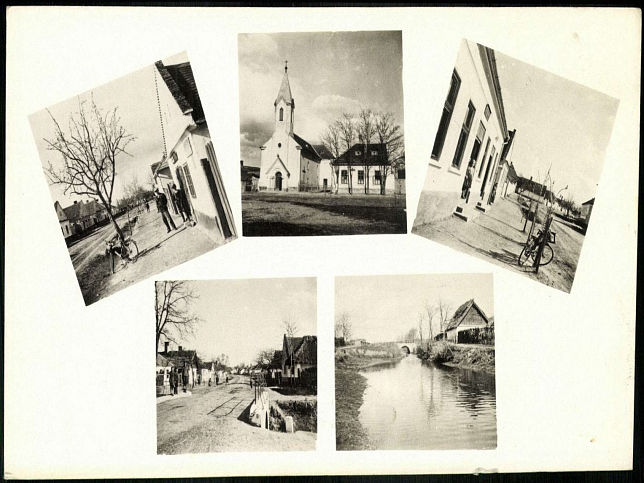 Vashosszfalu, Mehrbildkarte