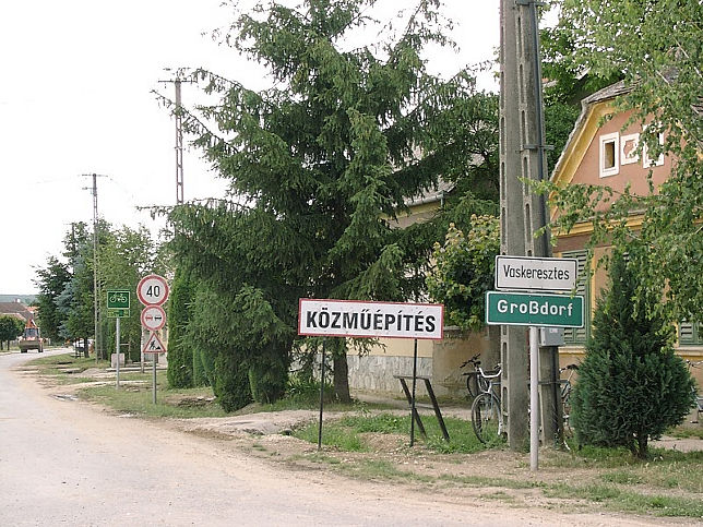 Vaskeresztes, Ortsansicht
