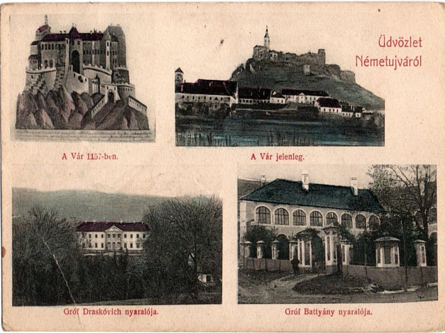 Gssing, Burg und Villa
