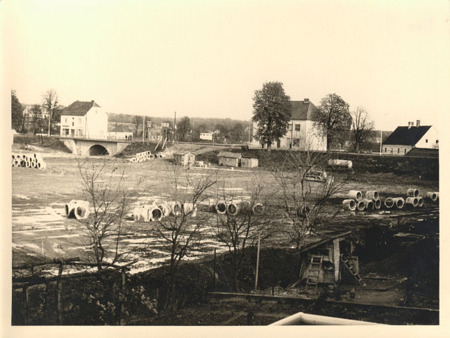 Gssing, Kanalverlegung