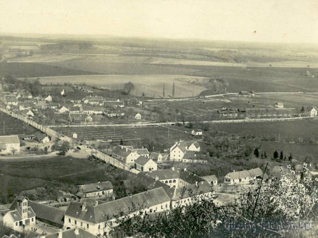 Gssing, Blick von der Burg, 1926