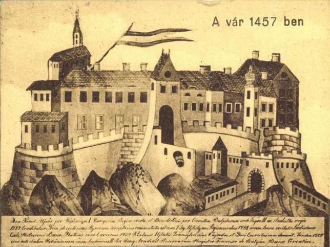 Burg Gssing im Jahr 1457