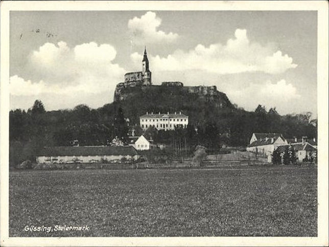 Gssing, Fischteich und Burg