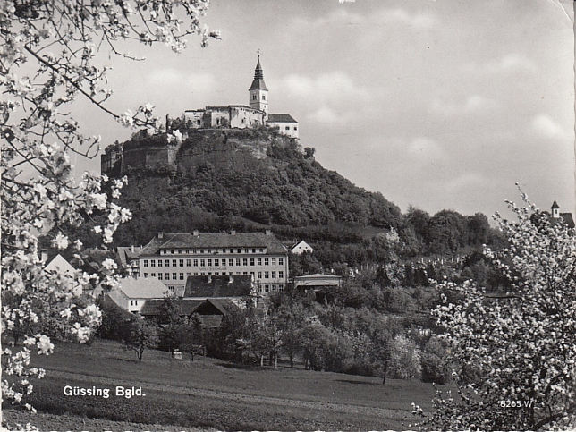 Gssing, Burg und Volksschule