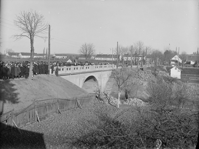 Gssing, Erffnung der Mhlbrcke am 21.11.1926