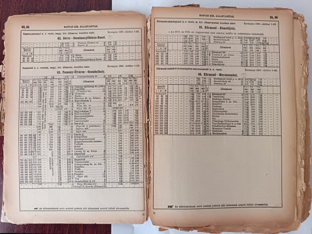 G�ssinger Bahn, Fahrplan