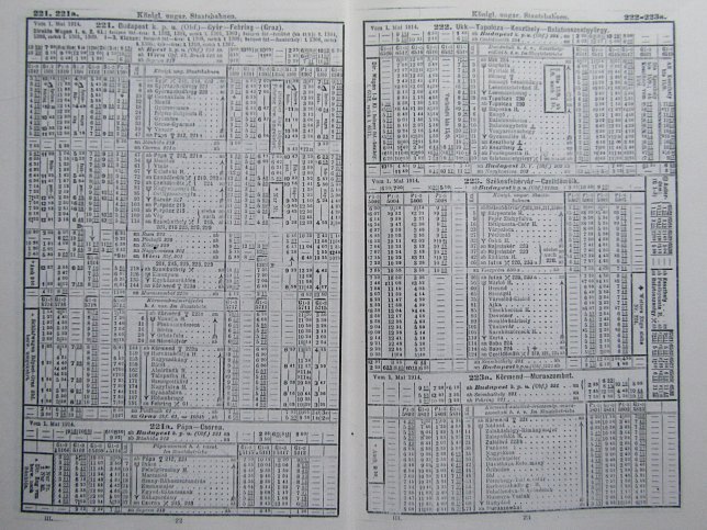 G�ssinger Bahn, Fahrplan