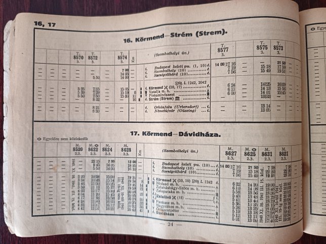 G�ssinger Bahn, Fahrplan