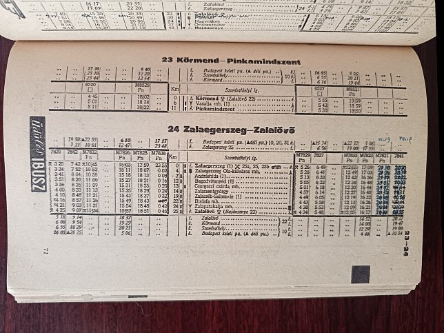G�ssinger Bahn, Fahrplan