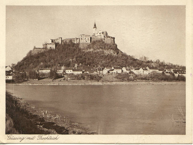 Burg Gssing im Jahre 1927