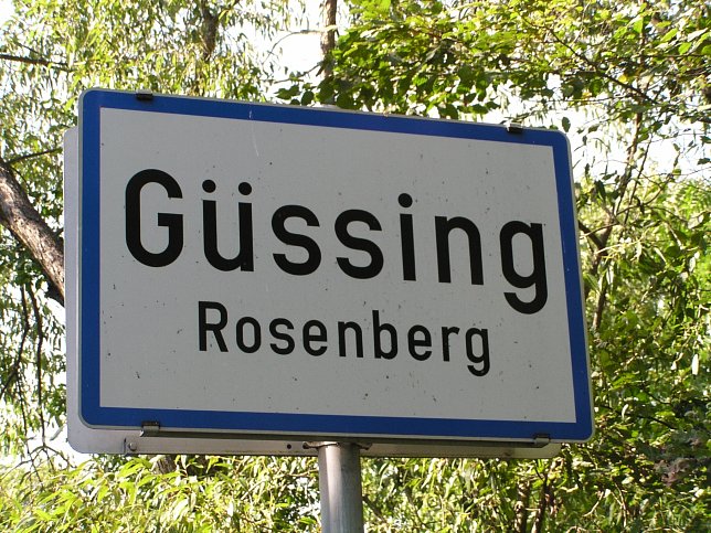 Rosenberg, town sign