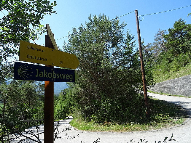 Schlierenzau, Wegweiser