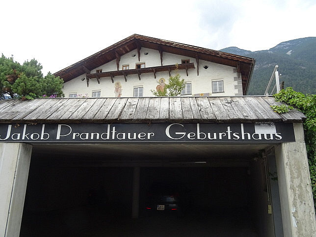 Stanz, Baumeister Jakob Prandtauer Geburtshaus und Gasthaus 