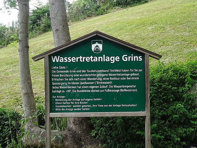 Grins, Wassertretanlage (Kneipp-Anlage)