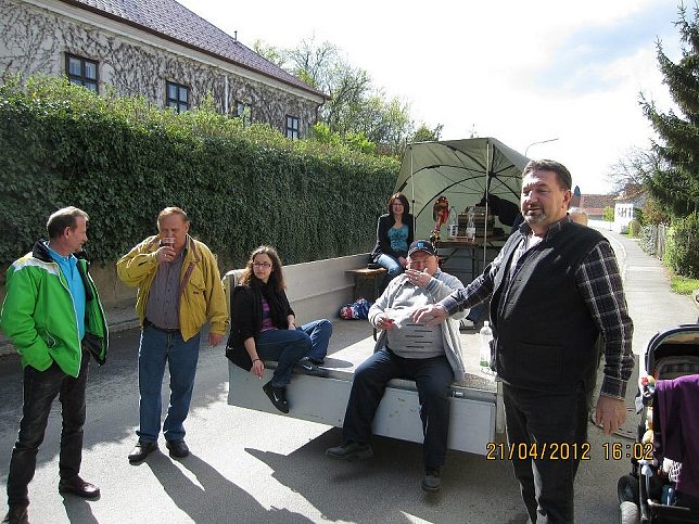 Maibaumaufstellen 21.4.2012