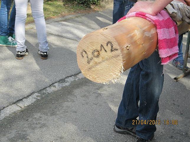 Maibaumaufstellen 21.4.2012