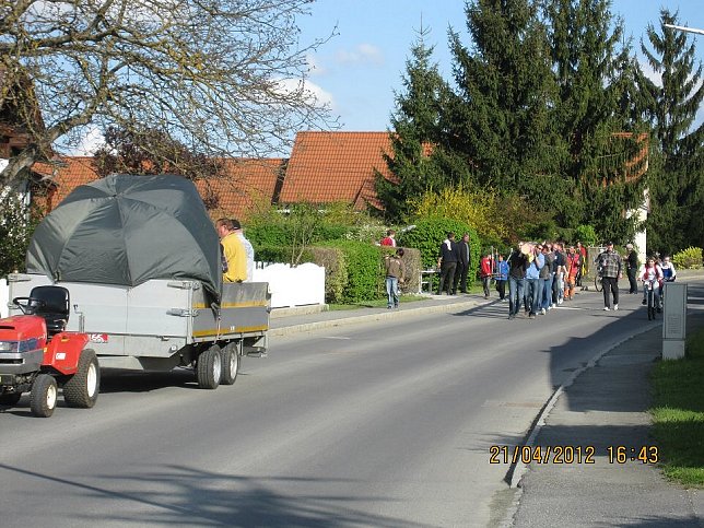 Maibaumaufstellen 21.4.2012