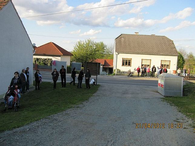 Maibaumaufstellen 21.4.2012