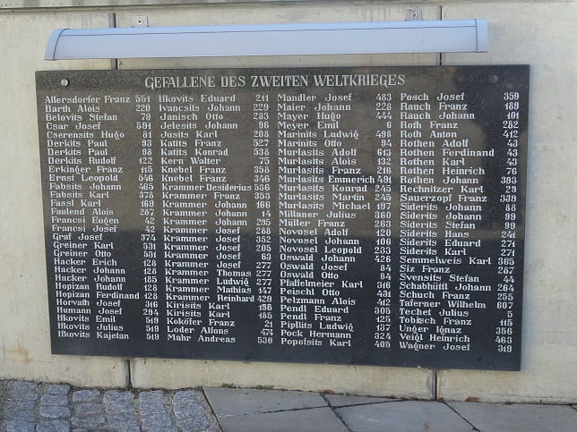 Stegersbach, Kriegerdenkmal