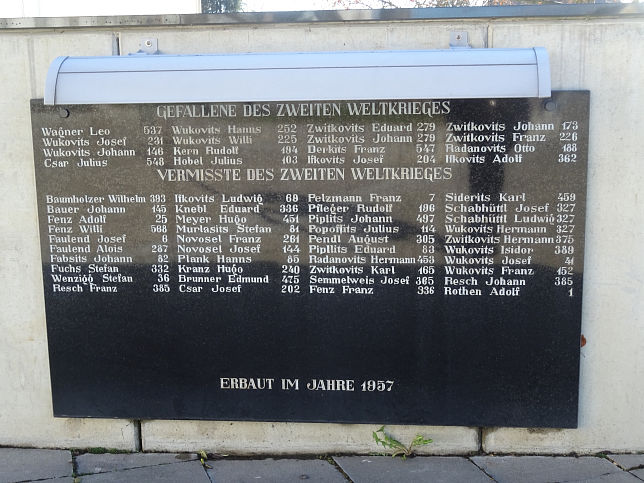Stegersbach, Kriegerdenkmal