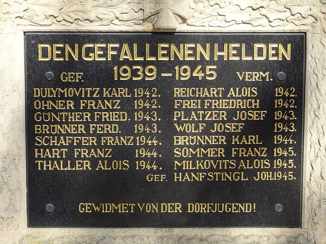 Bierbaum, Kriegerdenkmal