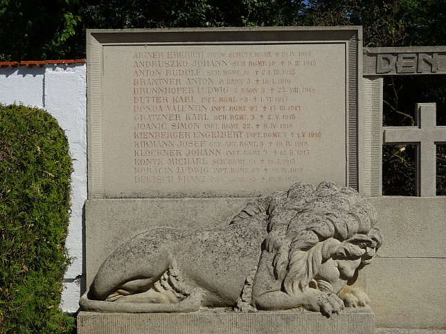 F�rstenfeld, Kriegerdenkmal Friedhof