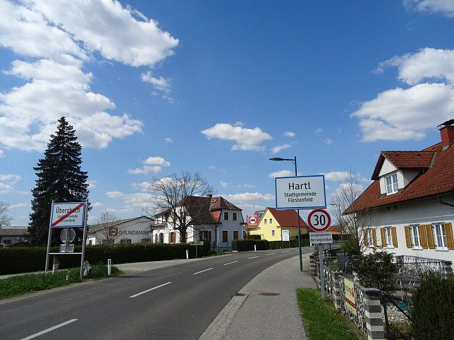 Hartl bei Frstenfeld, Ortstafel