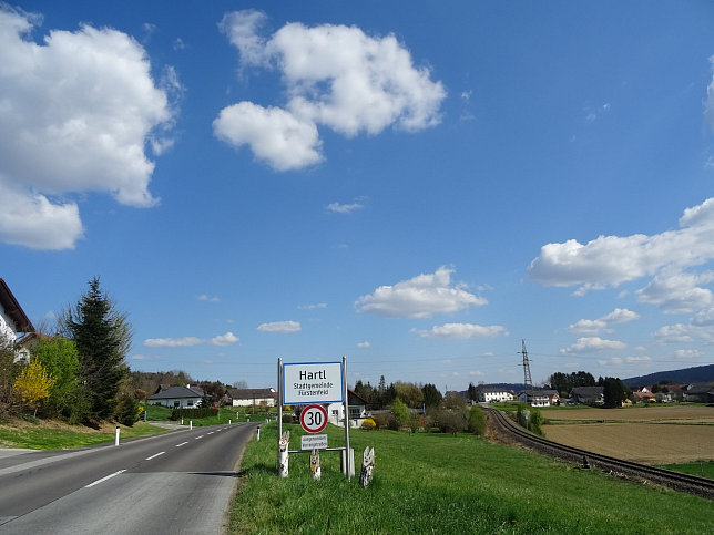 Hartl bei Frstenfeld, Ortstafel