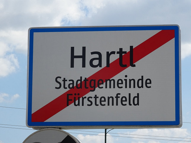 Hartl bei Frstenfeld, Ortstafel-Ende