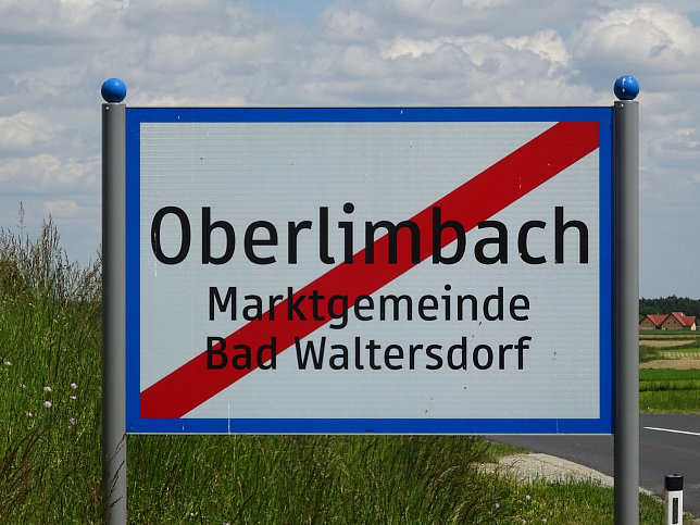 Oberlimbach, Ortstafel-Ende