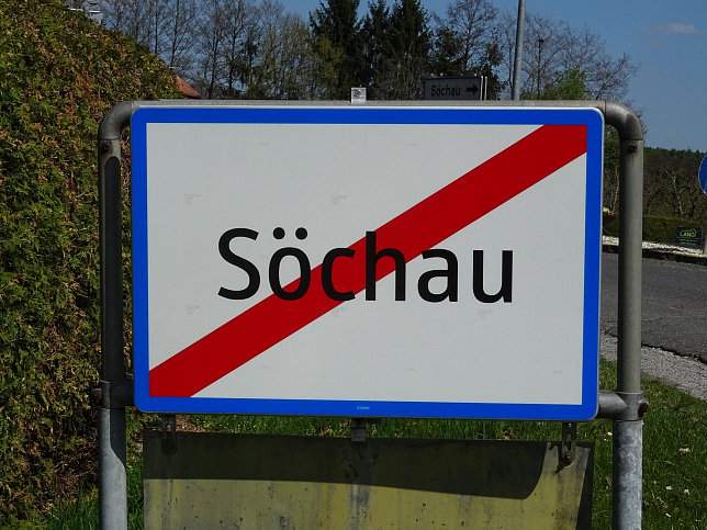 Schau, Ortstafel-Ende