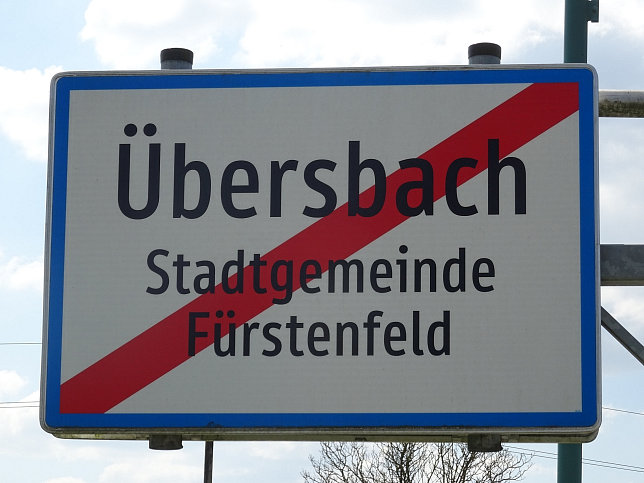 bersbach, Ortstafel-Ende