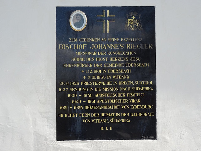 bersbach, Bischof Johannes Riegler