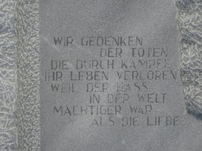 Unterrohr, Kriegerdenkmal