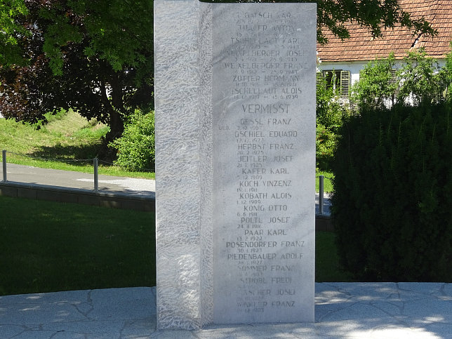 Unterrohr, Kriegerdenkmal