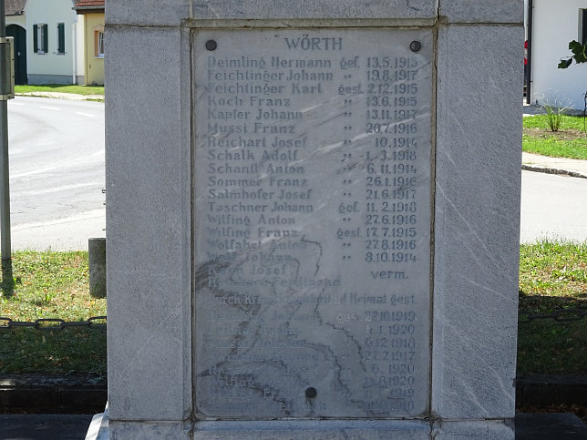 W�rth an der Lafnitz, Kriegerdenkmal