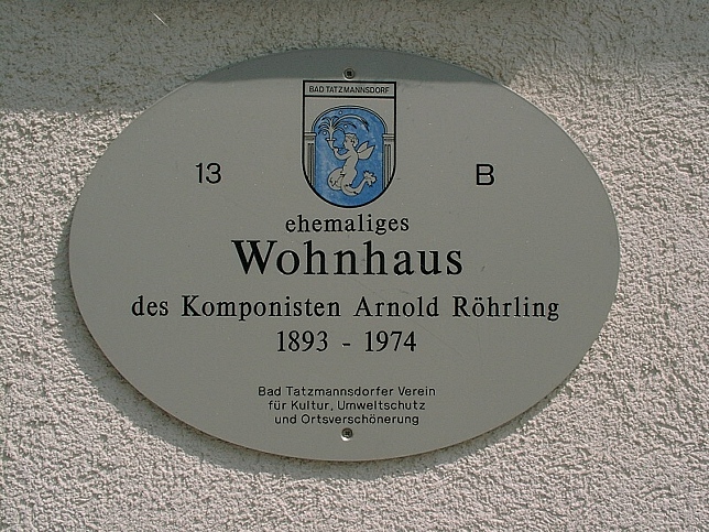 Bad Tatzmannsdorf, Arnold Rhrling