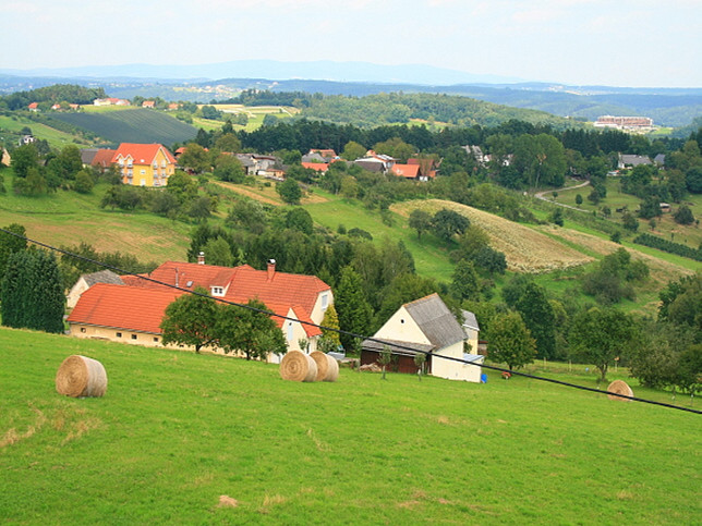 Burgauberg, Aussicht von Aussichtswarte