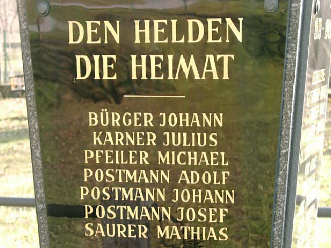 Drumling, Kriegerdenkmal